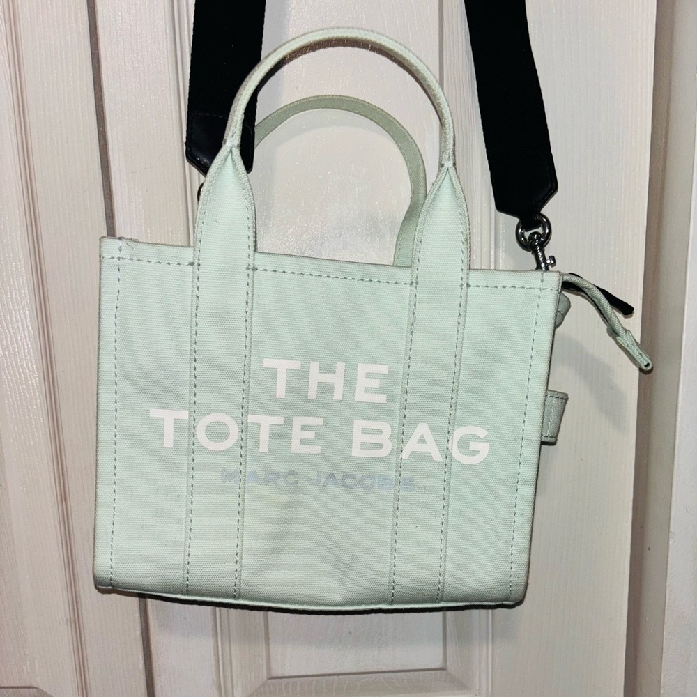 Marc Jacobs Mint Green Tote Bag authentic